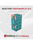 ShishaMesse Selection Theken Display - BUNT 8X2  nicht bef&uuml;llt