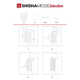 ShishaMesse Selection - 1/4 Chep Display Zubeh&ouml;r